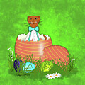 Oliver The Otter in Easter Egg